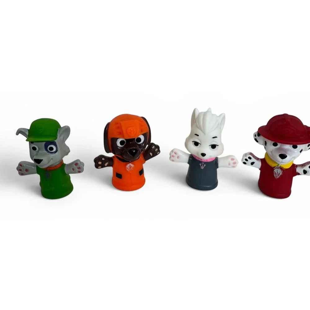 Paw Patrol Marshall True Metal Fire Truck Ginsey Finger Puppets Rocky Zuma Skye